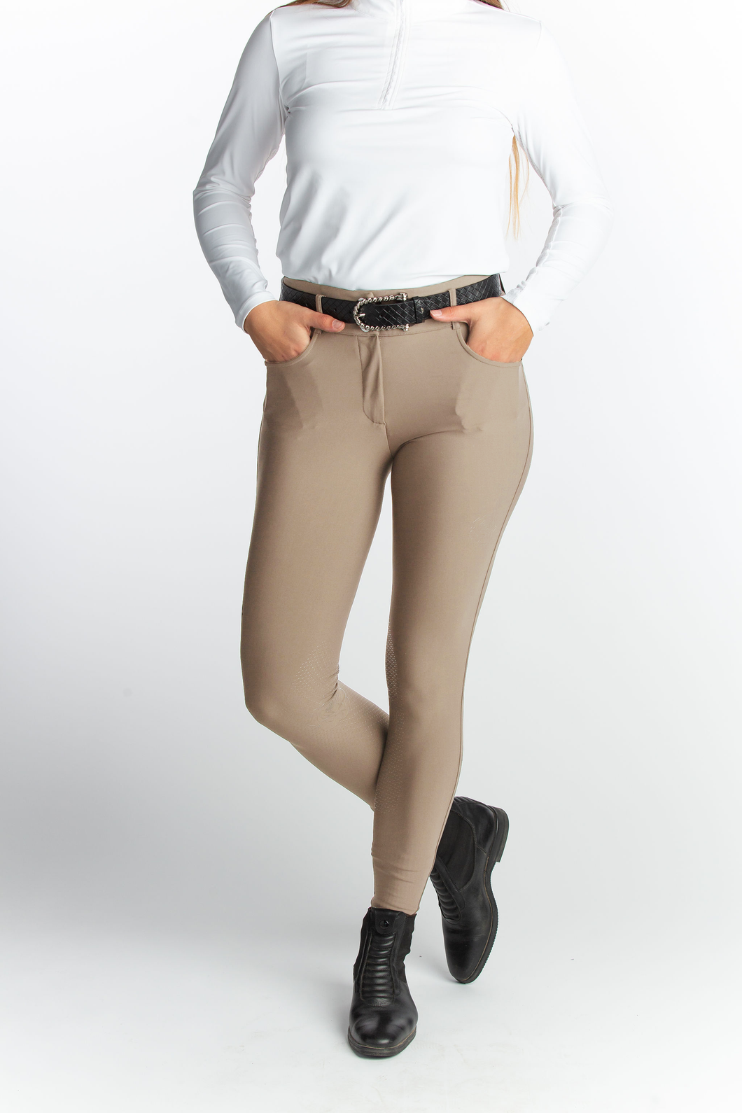 Hannah Childs Ramy High Rise Knee Patch Breech