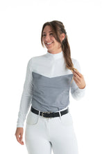 Load image into Gallery viewer, Hannah Childs Clarissa Mesh Long Sleeve Zip Top
