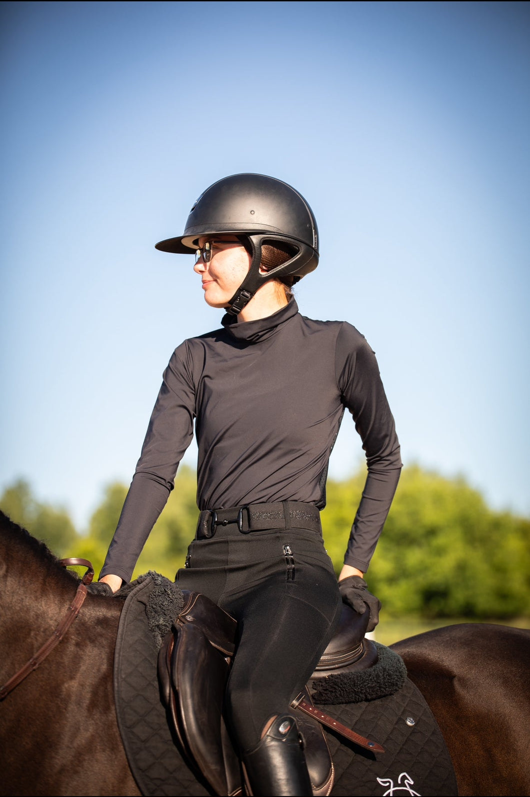 Euphoric Equestrian Otto Long Sleeve Turtleneck