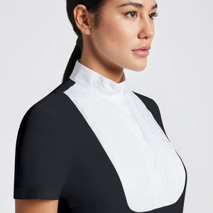 Cavalleria Toscana Pleated Bib Hersey S/S Competition Shirt - CAD266