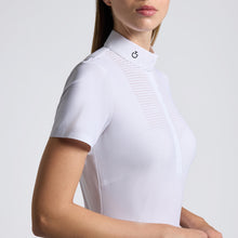 Load image into Gallery viewer, Cavalleria Toscana Heat Sealed Perforated Bib S/S Competition Shirt - CAD267
