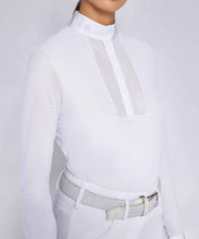 Load image into Gallery viewer, Cavalleria Toscana Perforated Jersey L/S Competition Shirt - CAD253
