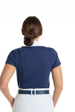 Load image into Gallery viewer, Hannah Childs Rachel Ruffle Short Sleeve Show Shirt
