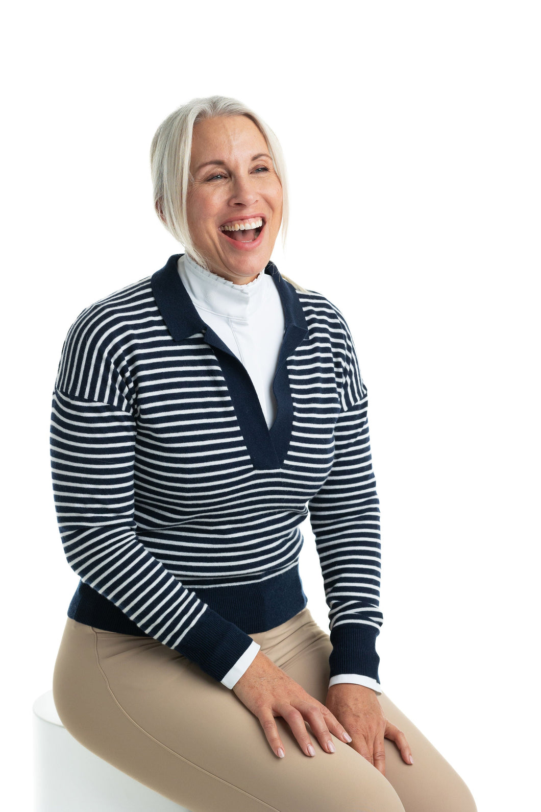 Hannah Childs Carly Polo Sweater