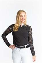 Load image into Gallery viewer, Hannah Childs Jaclyn Lace Long Sleeve Show Shirt
