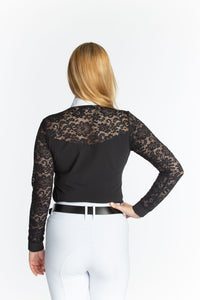 Hannah Childs Jaclyn Lace Long Sleeve Show Shirt