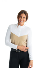 Load image into Gallery viewer, Hannah Childs Clarissa Mesh Long Sleeve Zip Top
