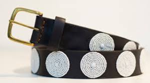 The Kenyan Collection Wide Belt - Discs/Circles