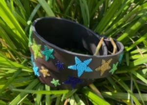 The Kenyan Collection Wide Belt - Stars